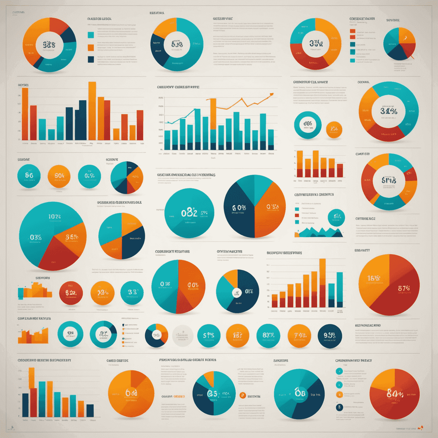 Infographic showing supply and demand trends in the oil and gas industry with colorful charts and icons